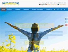 Tablet Screenshot of northernlighttechnologies.com